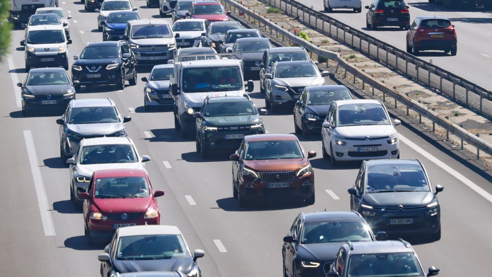 la circulation est complètement saturée aux entrées nord (A7 et A51) de Marseille