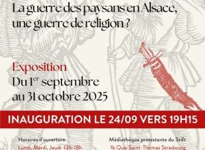 Illustration « Avec son sang couleur de rose ». La guerre des Paysans en Alsace, une guerre de religion ?
