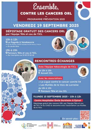 Illustration Dépistage des cancers ORL : parcours tête et cou