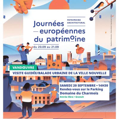 Illustration JEP - Balade urbaine de la ville nouvelle