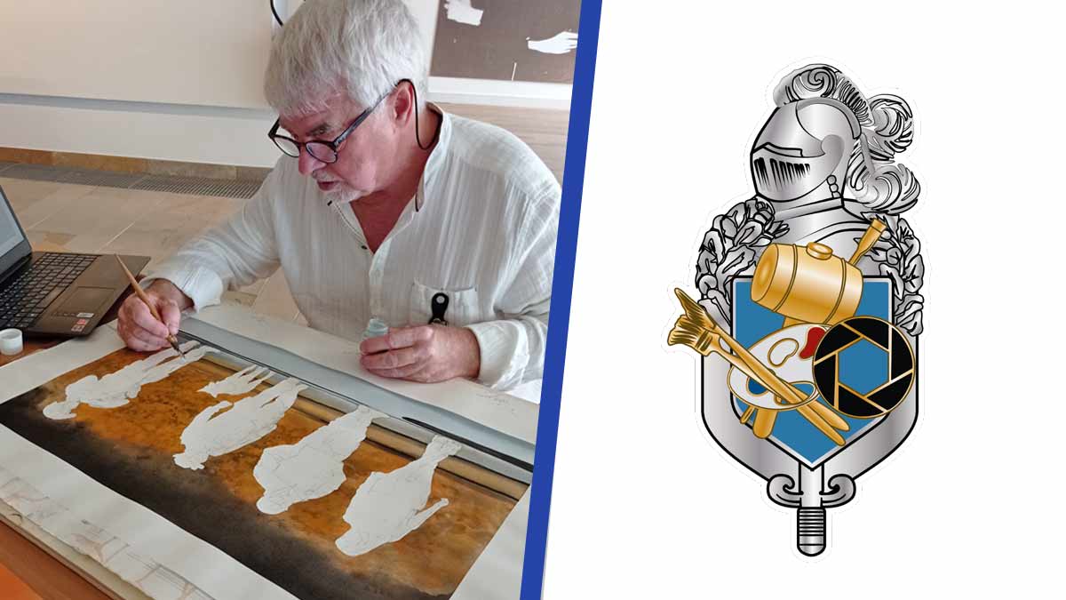 Trois nouveaux artistes agréés peintres des Armées, spécialité peintre de la Gendarmerie