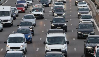 l'A7 saturée à la sortie de Marseille
