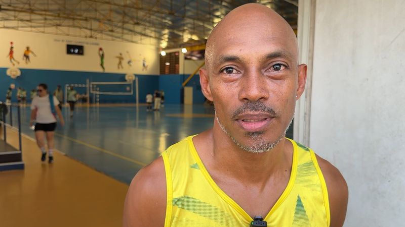 Marc-Olivier Anatole, président de la Ligue de volley-ball de Guyane, organisateur du tournoi.