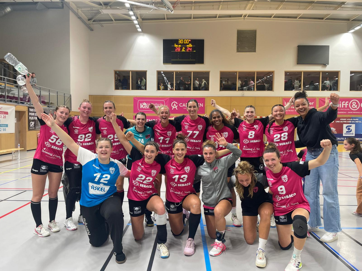 Les Roz Hand'Du, en version Docteur Jekyll et Mister Hyde face à Rouen - concarneau - handball
