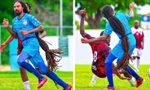 Étrange : un joueur joue un match de qualification pour la Coupe du monde avec des cheveux qui lui arrivent presque aux talons