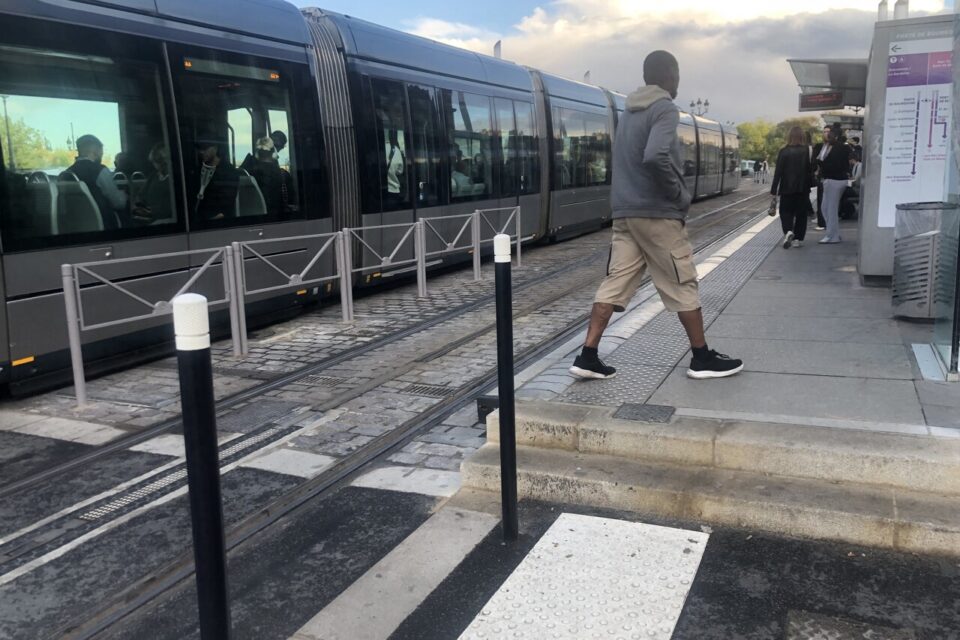 La station de tramway porte de Bourgogne, à Bordeaux. 