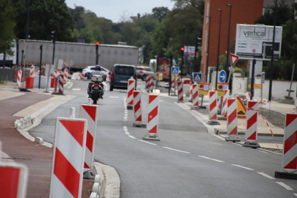 La route vers Labège a été réouverte dans un sens de circulation : une bonne nouvelle pour les automobilistes.