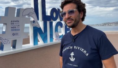 VIDÉO. "Viens sentir la chaleur sous l'azur", ce Libanais installé sur la Côte d'Azur chante son amour pour Nice