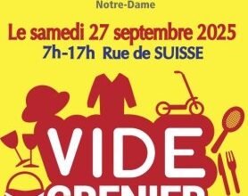 L’association Nice Cœur Notre-Dame organise un grand vide-grenier convivial (…)