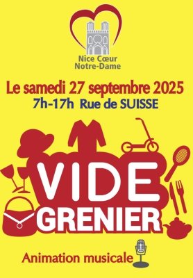 L’association Nice Cœur Notre-Dame organise un grand vide-grenier convivial (…)