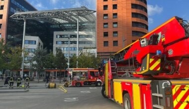 Lyon. Incendie devant la gare Part-Dieu, un bâtiment évacué : ce que l'on sait