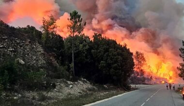 Un incendie s'est déclaré sur la commune de Venaco en Haute-Corse
