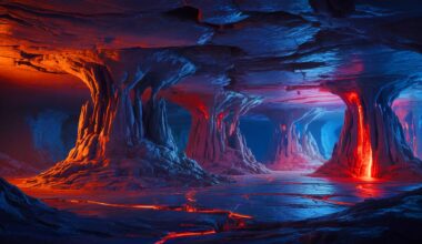 Illustration de la découverte de forteresses géantes cachées sous la surface terrestre.