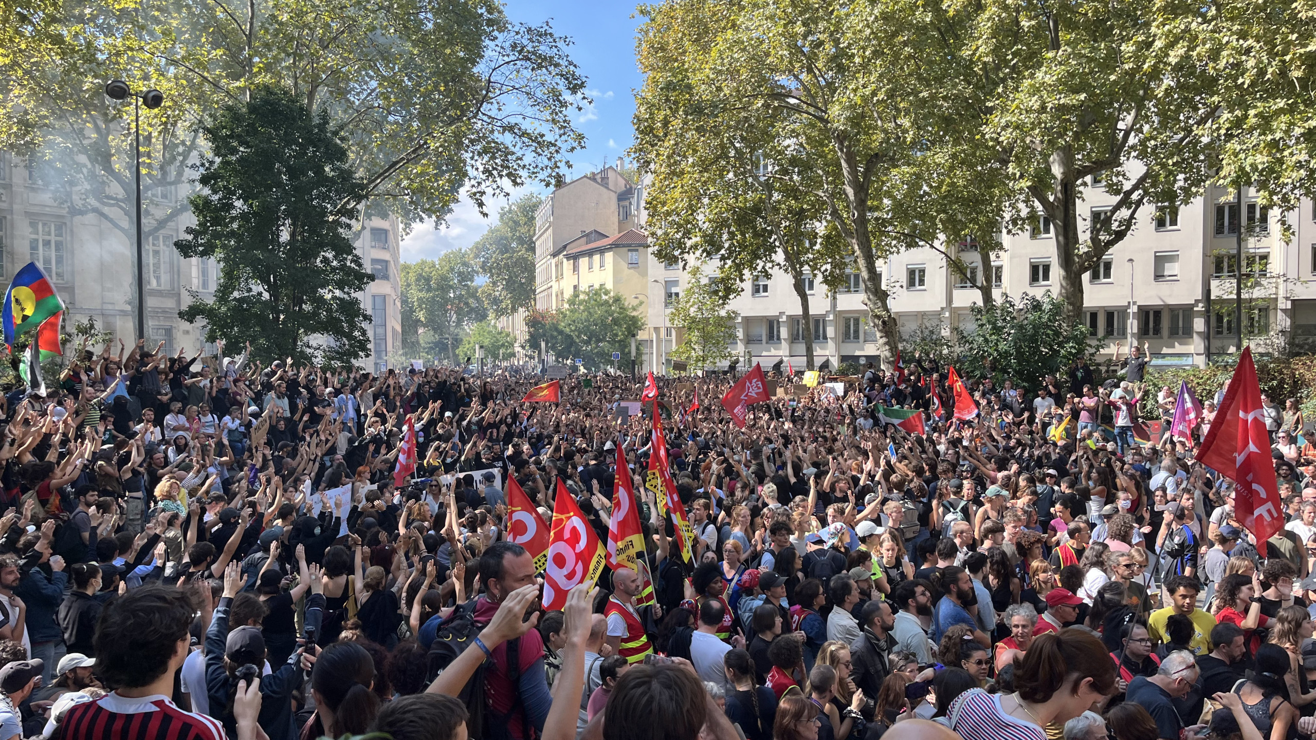 © Tony Fonteneau - Après le mouvement "Bloquons-tout" du 10 septembre, Lyon se prépare à une nouvelle manifestation jeudi 18 septembre à l'appel des syndicats.