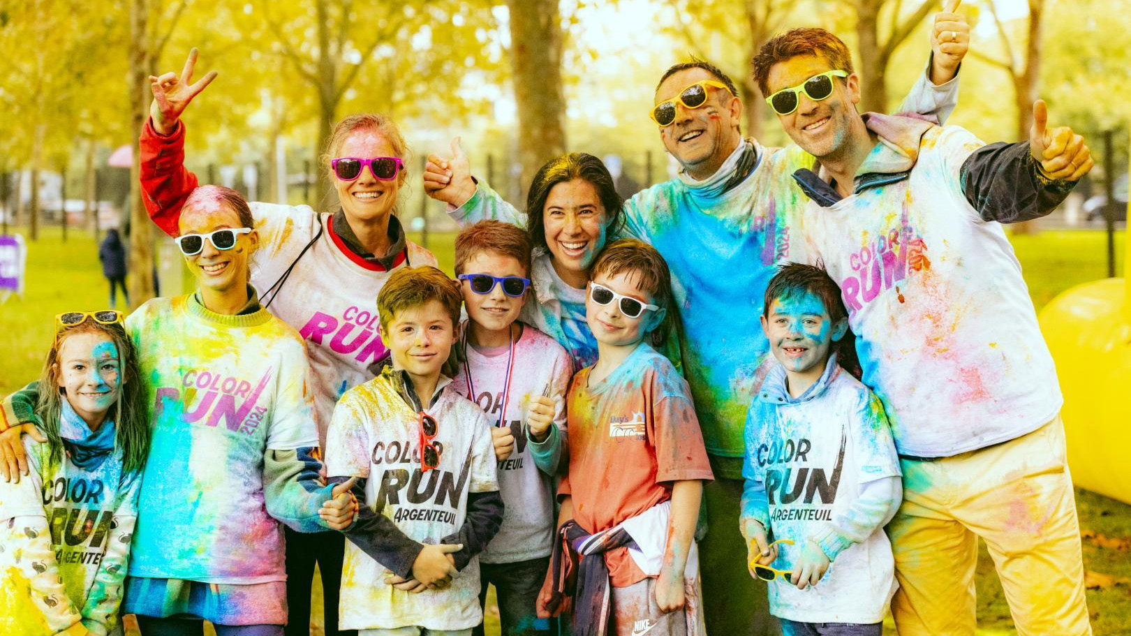 ©Valentin Iannaccone - Ville d'Argenteuil - L'édition 2024 de la Color Run à Argenteuil.