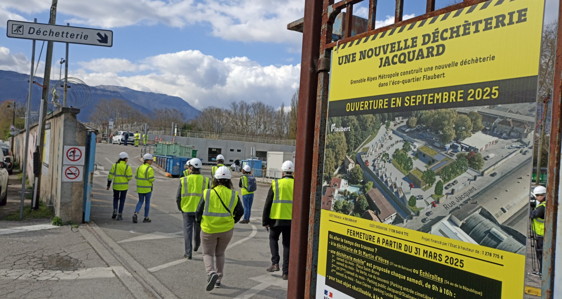 © Thomas Richardson - La déchèterie Jacquard à Grenoble rouvrira ses portes au public ce lundi 29 septembre au terme de six mois de travaux.