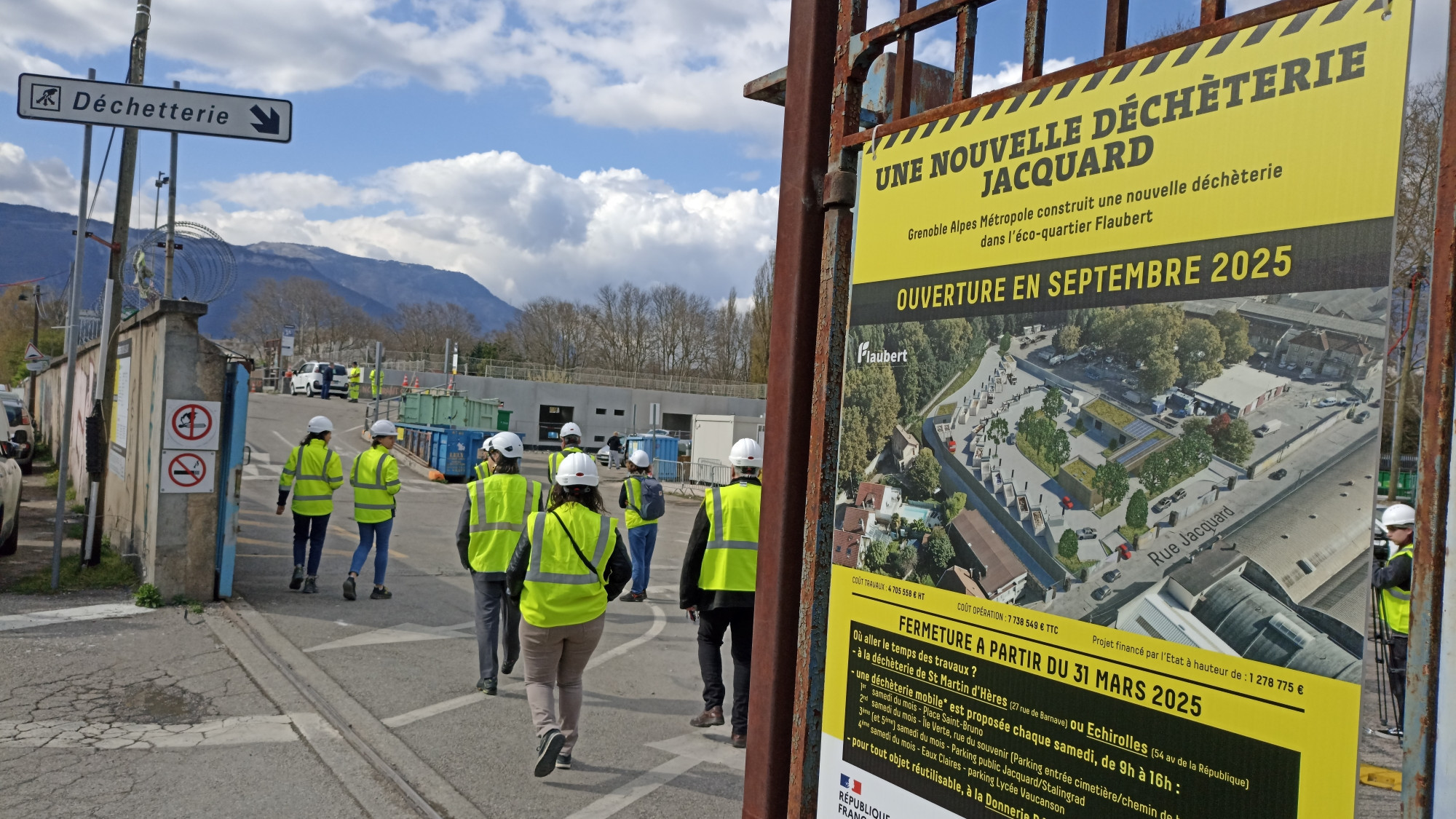 © Thomas Richardson - La déchèterie Jacquard à Grenoble rouvrira ses portes au public ce lundi 29 septembre au terme de six mois de travaux.