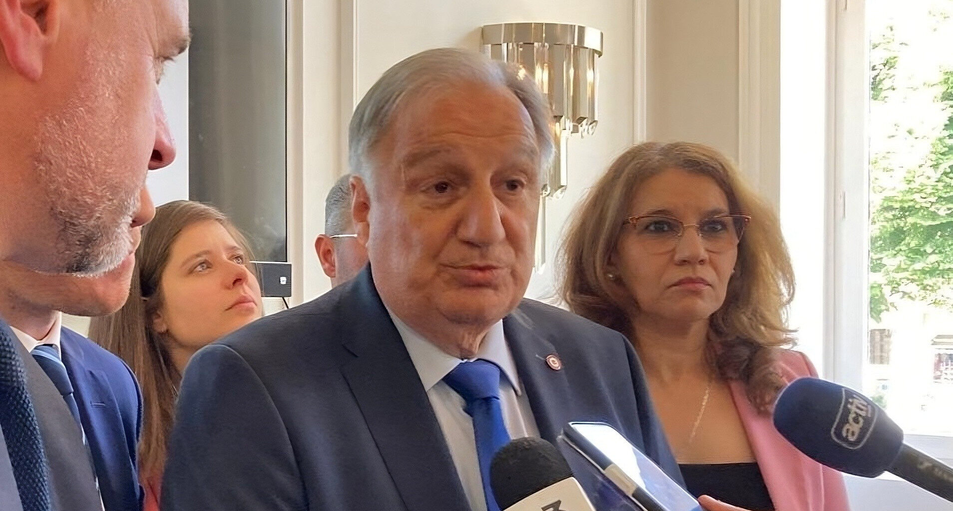 © Laurie Joanou - Dino Cinieri, ancien maire de Firminy, sera candidat à Saint-Etienne.