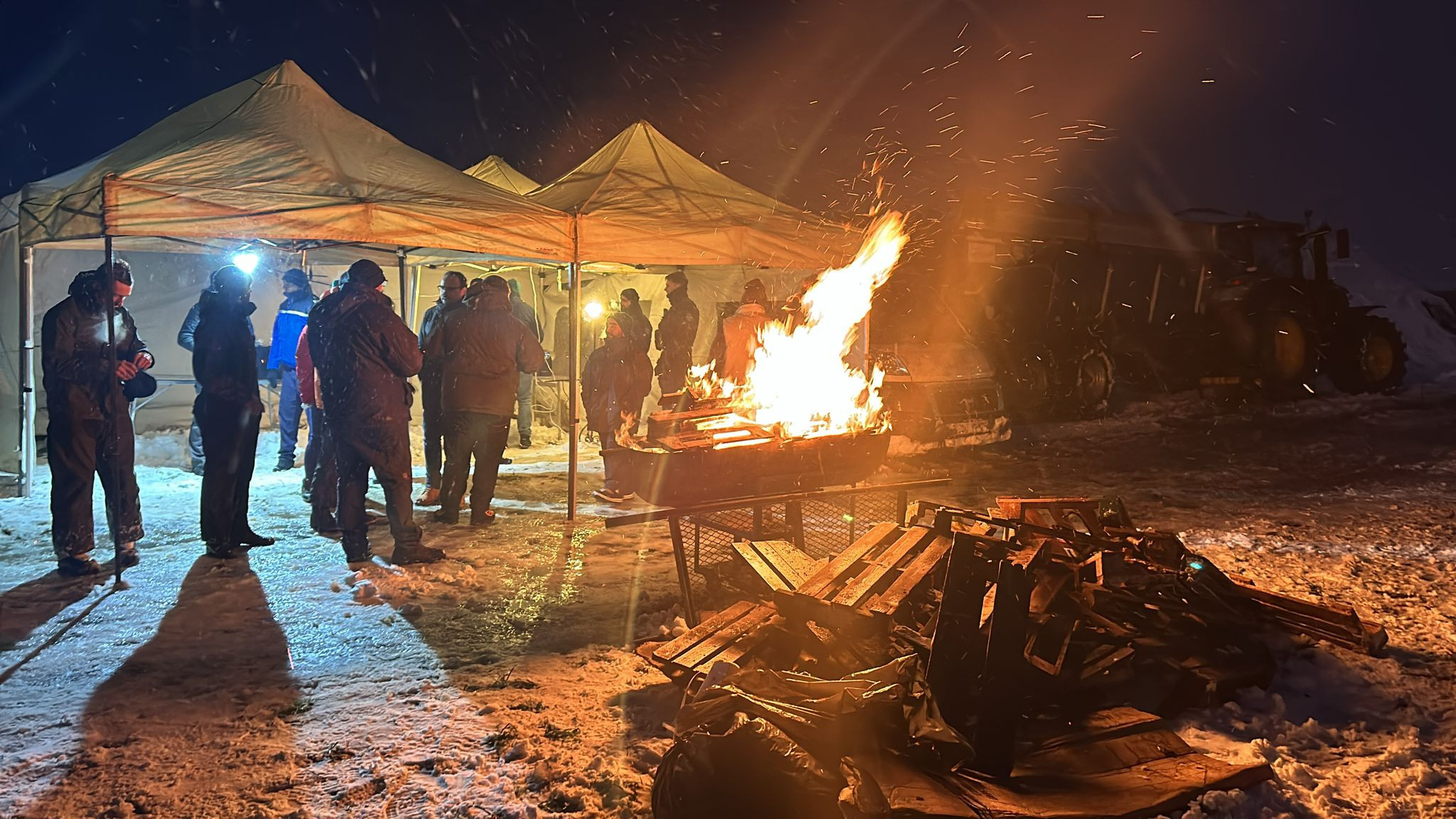 © FDSEA IDF - Les feux de la colère avaient été allumés en Île-de-France lors de la précédente mobilisation.