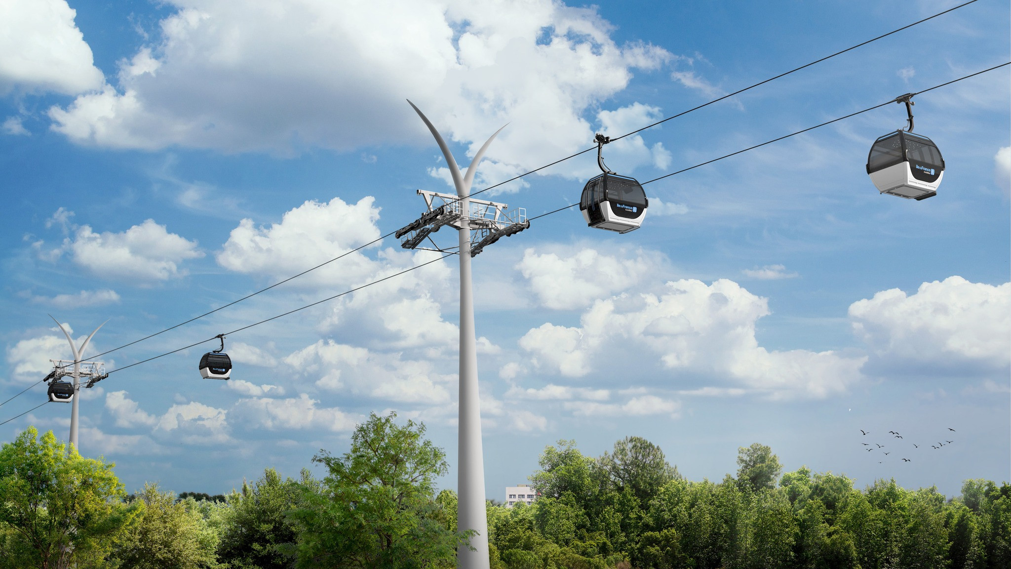 © IDFM - Avec ses 4,5 km, le C1 reliera trois villes du Val-de-Marne à Créteil. Le ticket coûtera 2 euros et l’infrastructure vise 11 000 voyageurs par jour.