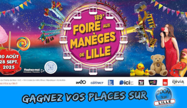 Gagnez vos invitations pour la Foire aux Manèges de Lille 2025