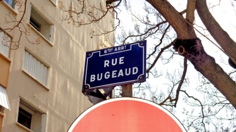 La rue porte le nom d’une figure controversée de la colonisation en Algérie. Photo Ponsonnet - Laurence