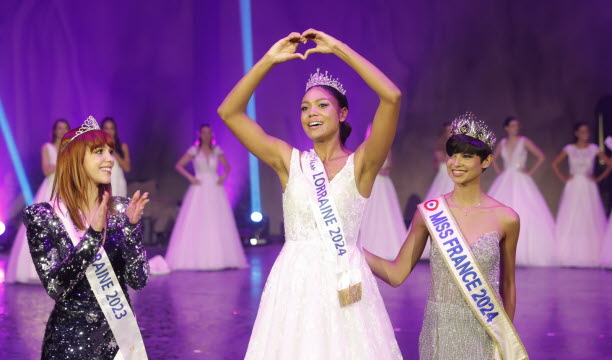 La Villeruptienne Assia Roosz-Tomenti, 25 ans, élue Miss Lorraine 2024. Photo Frédéric Lecocq Page 4