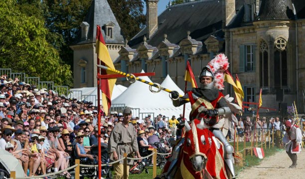 Le château de Thillombois fête le Moyen Âge durant tout le week-end. Photo Jean-Noël Portmann