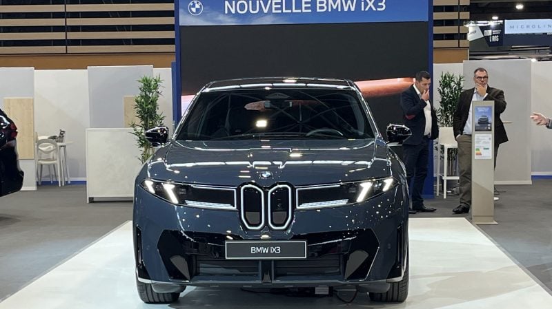 Le tout nouveau SUV électrique BMW iX3 de seconde génération est présent au salon de Lyon 2025.