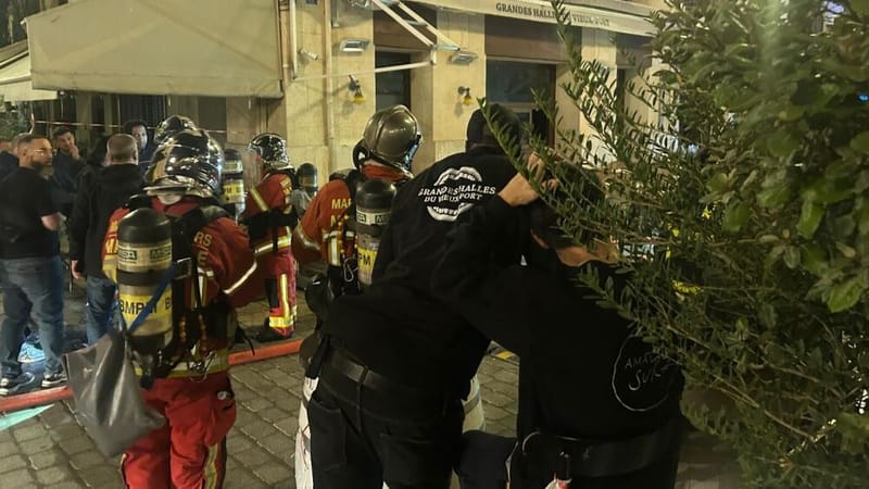 Les pompiers sont sur place.