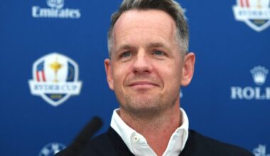 LUKE DONALD Photo by Ross Kinnaird/Getty Images/AFP