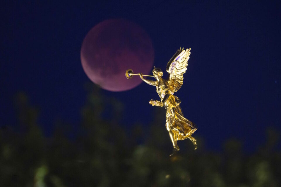 L'éclipse totale lunaire en Allemagne