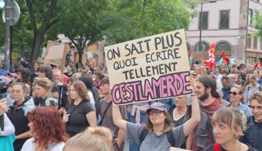 voici le parcours de la manifestation à Strasbourg