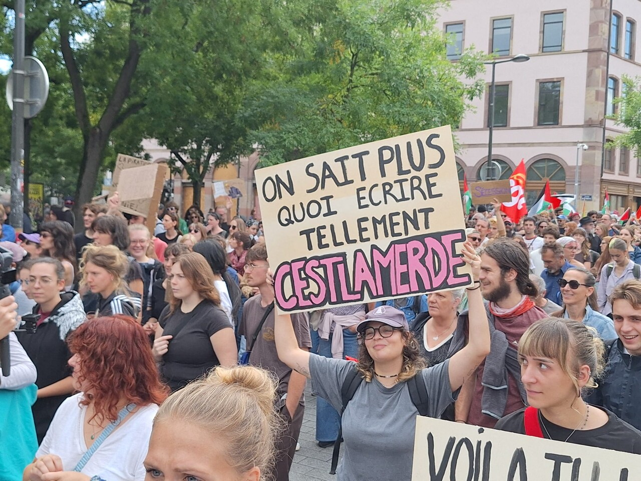 voici le parcours de la manifestation à Strasbourg