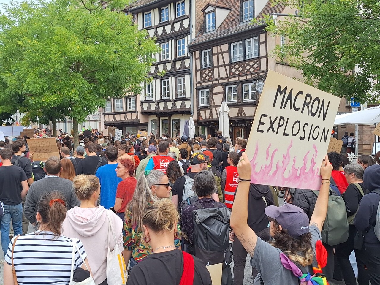 découvrez les images de la manifestation
