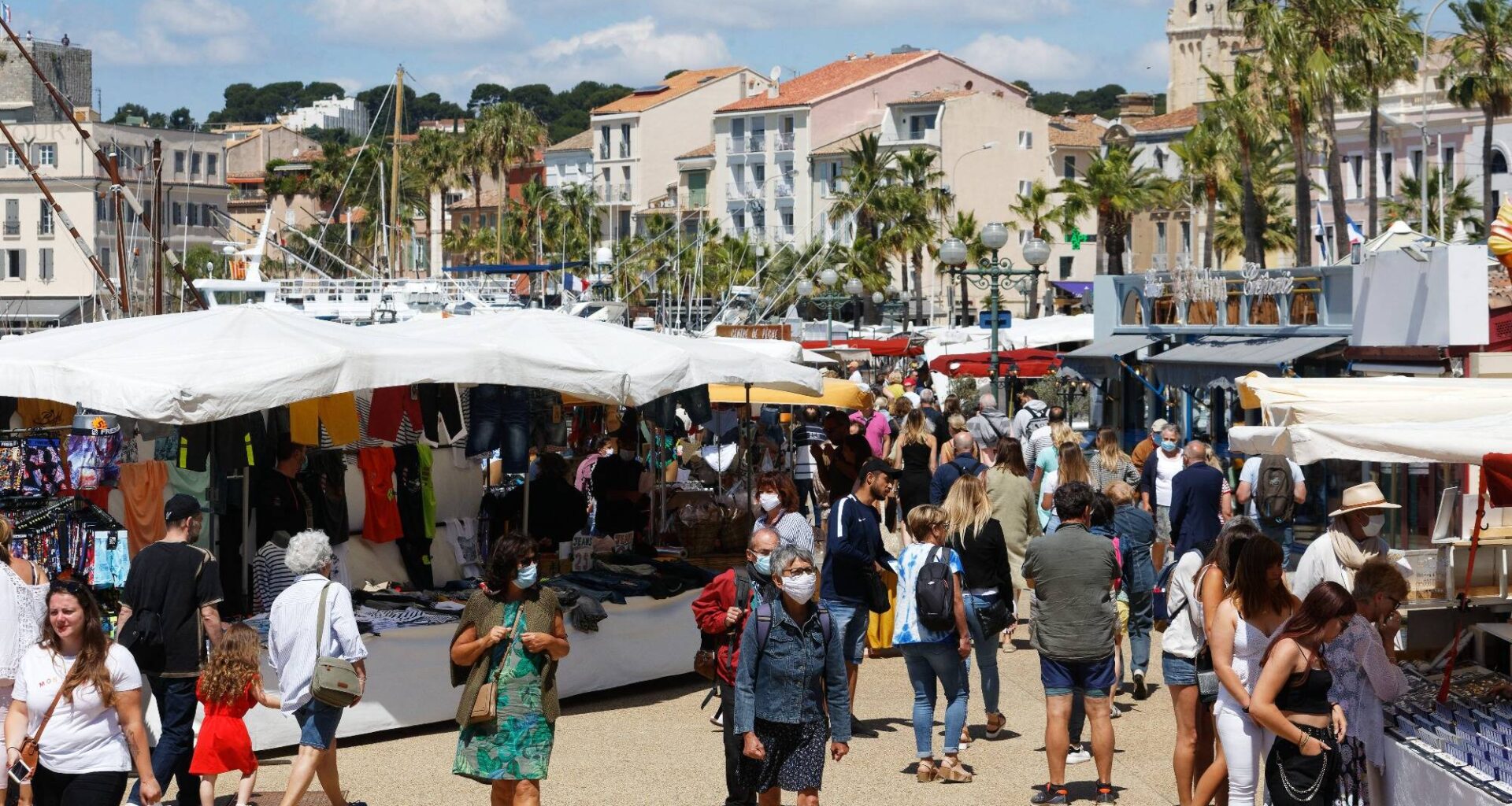 Le grand marché hebdomadaire de Sanary est annulé ce mercredi