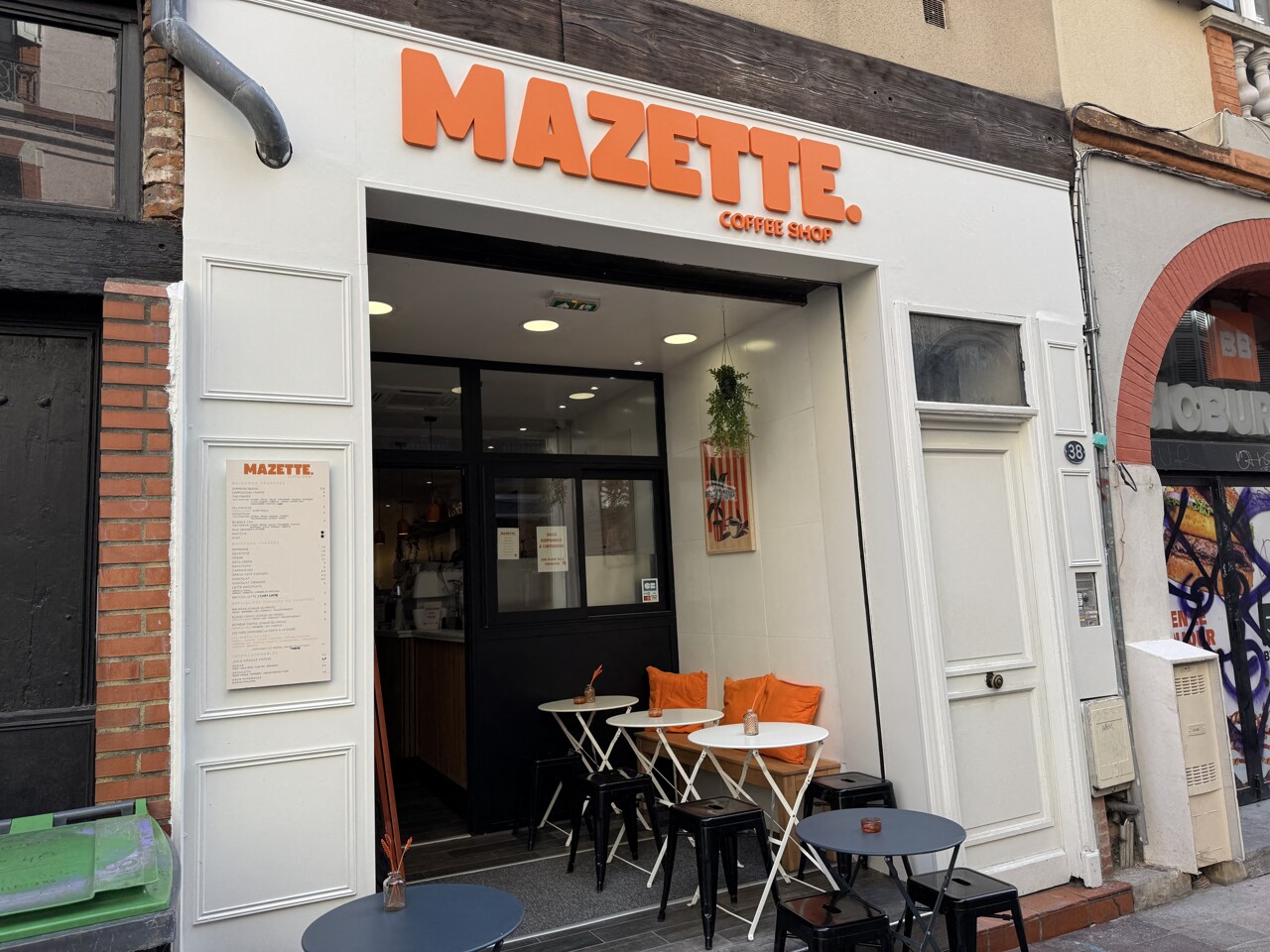 rendez-vous dans le nouveau coffee shop "Mazette" à Toulouse