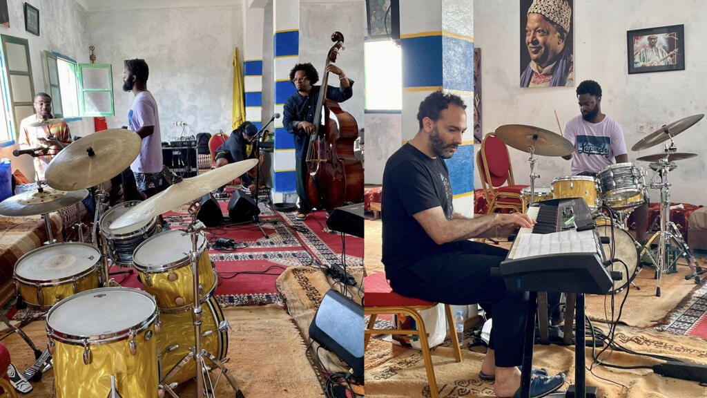 Marcus Gilmore à la zaouia Sidna Blal.