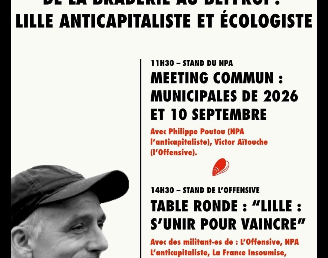 Lille (59) : Meeting avec Philippe poutou