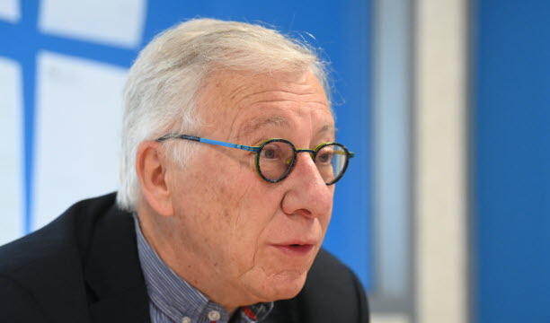 Michel Thiollière, maire de Saint-Étienne de 1994 à 2008, est partie civile dans l’affaire. Photo archives Ilan Coupet