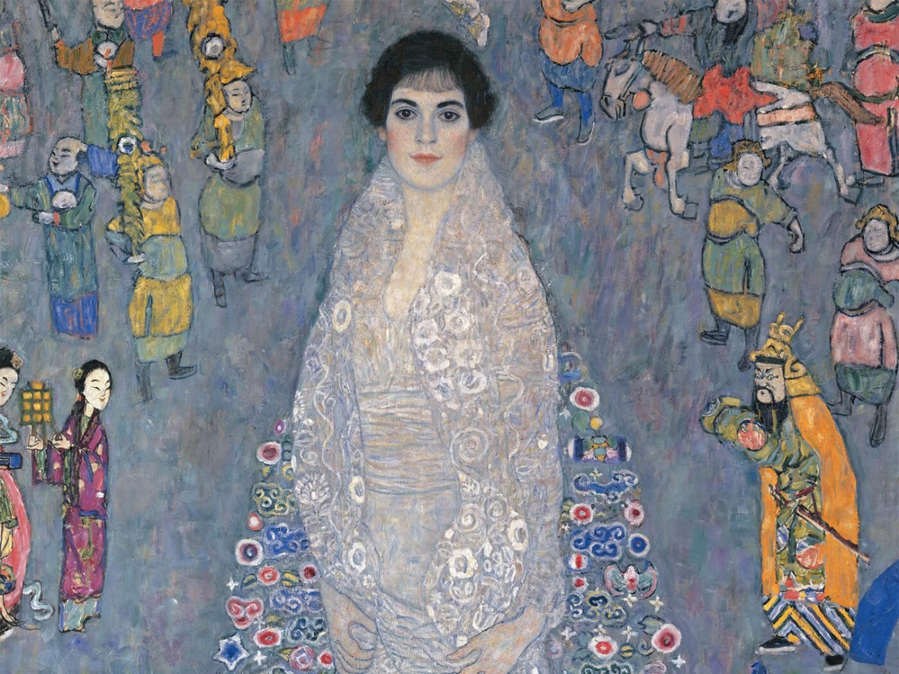 Gustav Klimt, Portrait d’Elisabeth Lederer (détail)