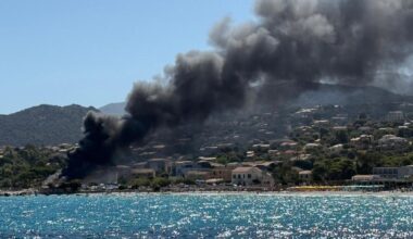 Feu dans une paillote à L'Île-Rousse : l'incendie est désormais maîtrisé