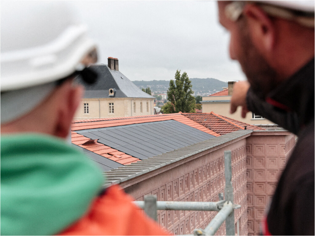 PHOTOS. Grâce à 180 m² de panneaux solaires, ce célèbre bâtiment de Nancy va réduire sa facture d'électricité