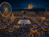 « Perçu aujourd’hui comme un marché local, si on le déplaçait à Bellecour, il pourrait prendre une dimension internationale comme Strasbourg », estime Théodore Lafond. Photo fournie par Gentlewiew