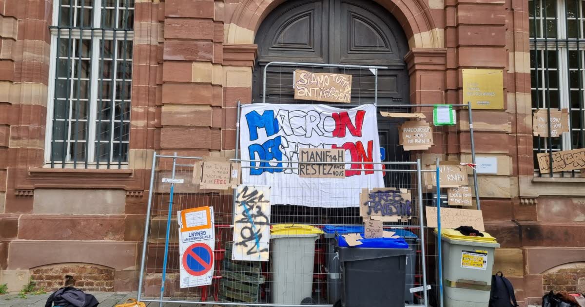 Strasbourg. Au lendemain de la mobilisation "Bloquons tout", tentative de blocage au lycée Fustel de Coulanges