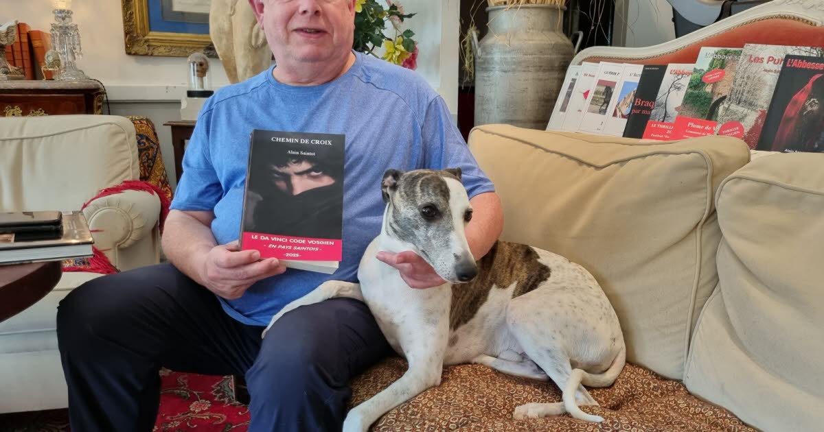 l’auteur prolifique Alain Saintot termine son dix-septième livre en huit ans