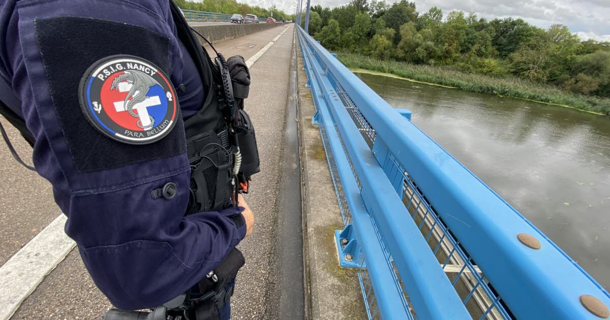 Nancy. Trois gendarmes empêchent un jeune désespéré de sauter du pont Millénaire