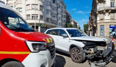 Strasbourg. Une voiture de la Bac en intervention percutée : quatre policiers blessés