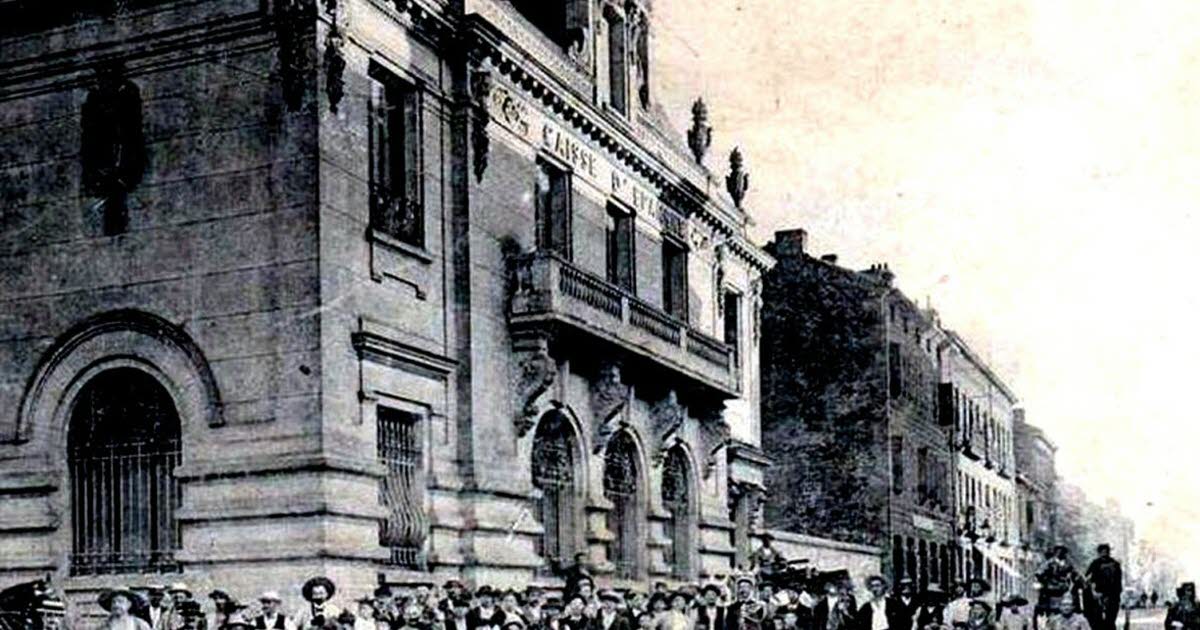au XIXe siècle la Caisse d’Épargne s’installe à Firminy