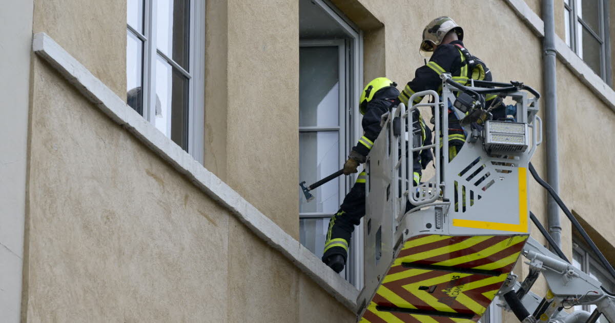 Saint-Étienne. Un incendie dans un immeuble d’habitation
